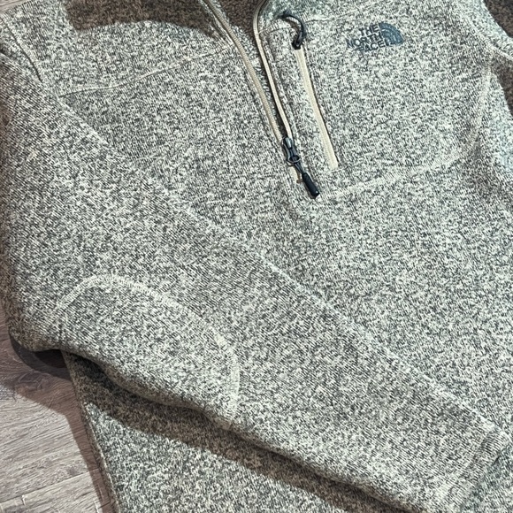 Men’s The North Face Brown Quarter Zip Synchilla Pile EUC 1/4 Zip Sweater - Picture 3 of 7